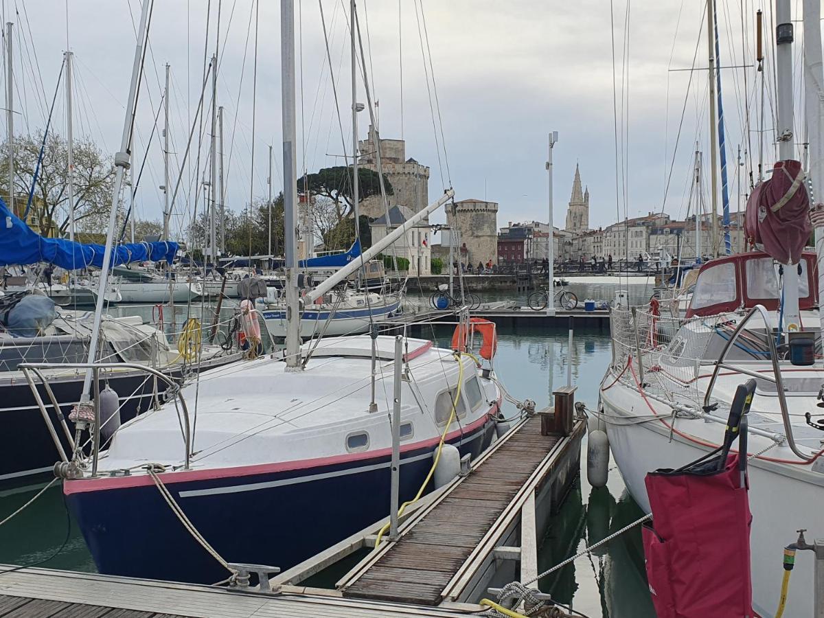 La Rochelle Voilier Hotel A Quai Centre Ville Vieux Port Esterno foto